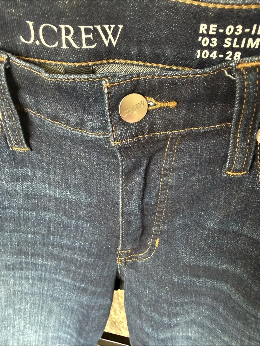 J. Crew Slim Mid Rise in Penny Basil Wash, 27